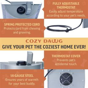 img 3 attached to 🏠 CozyDawg Dog House Heater: Energy-Efficient, Easy DIY Installation for Outdoor Use