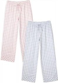 img 4 attached to Women'S Femofit Pajama Pants - Cotton/Modal/Fleece Lounge Sleepwear (S-XL, 1-2 Pack)