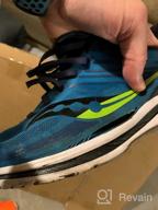 img 1 attached to Saucony Kinvara Athletic Shoes for Men - Black/Silver (Medium) review by Corey Harris