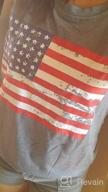 img 1 attached to Women'S USA Flag Print Tank Top - Patriotic Stars & Stripes Vest Tee For Summer review by Ron Thomas