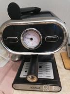img 1 attached to Rozhkovy coffee maker Kitfort KT-702, black review by Felicja Czerwiska (F ᠌