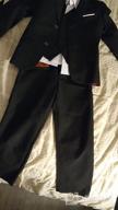 img 1 attached to Boys' Tuxedo Blazer Suit - Formal Outfit for Special Occasions review by Alexandergraham Visoro