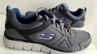 img 1 attached to Skechers Scloric Sneaker 52631 OLBK Men's Fashion Shoes for Sneakers review by James Ssims