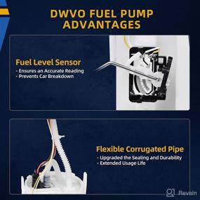 img 1 attached to 🔥 DWVO Fuel Pump for 1999-2000 Ford Mustang 3.8L 4.6L - Compatible, High Performance