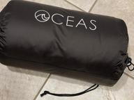 img 1 attached to Stay Warm And Cozy On Your Next Adventure With The Oceas Outdoors Puffy Camping Blanket - Water And Wind Resistant, Lightweight And Packable! review by Josh Graham