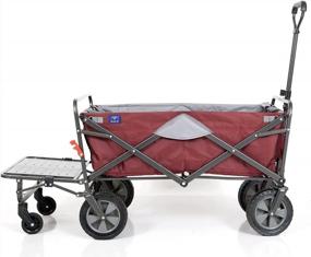 img 3 attached to Складной универсальный универсал с прицепом: MacSports Wine Red Tailgate Companion