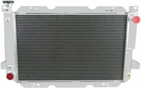 img 1 attached to 🔥 OzCoolingParts 85-97 Ford F-Series Radiator Fan Shroud Kit with 3 Row Core Aluminum Radiator and Twin 12" Fans for 1985-1997 Ford F-150 F-250 F-350 Bronco V8 Engine