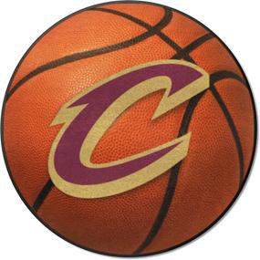 img 4 attached to 🏀 FANMATS NBA Basketball Rug: Stylish and Durable Unisex-Adult 27in Diameter Mat