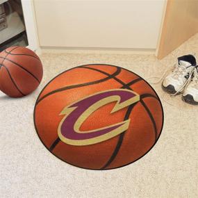 img 3 attached to 🏀 FANMATS NBA Basketball Rug: Stylish and Durable Unisex-Adult 27in Diameter Mat