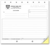 custom printed office memo pads with lines logo