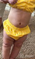 img 1 attached to Adorable Polka Dot Baby Girl Bikini Swimsuit Set W/ Headband - Toddler Halter Swimwear review by Kyle Gresham