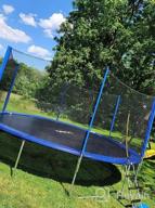 img 1 attached to Kids Trampoline With Enclosure Net - ASTM And CPSIA Approved For Safe Bounce Outdoor Backyard Fun In 8FT, 10FT, 12FT, 14FT & 16FT Sizes review by Michael Tarlue