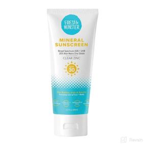 img 4 attached to 🌞 Fresh Monster Sunscreen: Non Nano Hypoallergenic Protection for All Ages