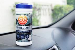 img 3 attached to 303 UV Protectant Wipes: Premium Vinyl, Rubber, Plastic, Tire and Leather Care (40 ct.)