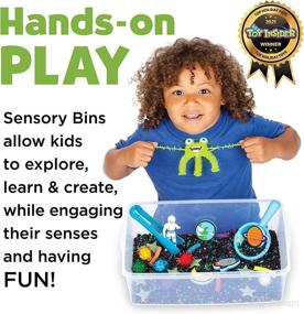 img 3 attached to 🚀 Cultivate Creativity: Outer Space Sensory Bin - Engaging Sensory Toys and Activities for Preschoolers and Toddlers, Enhancing Fine Motor Skills, Ages 3+