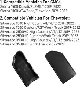 img 2 attached to 🔒 TTCR-II Bed Rail Stake Hole Covers 2019-2022 for GMC Sierra and Chevy Silverado: Enhance Your Truck's Style and Protection with Bonneau Covers Stake Pocket Plugs (2 Packs)