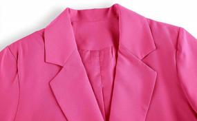 img 2 attached to Imily Bela Women'S Long Sleeve Lapel Casual Blazers: Open Front Work Office Jacket With Convenient Pockets