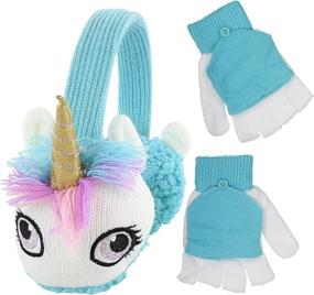 img 4 attached to 🧤 PEAK Earmuff Finger Gloves: Must-Have Cold Weather Accessories for Girls