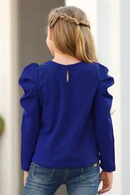 img 3 attached to GORLYA T Shirt Pullover Keyhole GOR1036 Girls' Clothing : Tops, Tees & Blouses