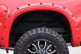 img 3 attached to 🚗 10015 Rough Country Black Rivet Kit Fender Flares - Optimize Your Vehicle's Style