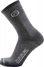 img 4 attached to Experience Comfortable Hiking With CloudLine Ultralight Merino Wool Socks - Seamless, Moisture Wicking, And Breathable!