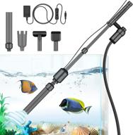 🐠 bedee aquarium gravel cleaner 2022: 6-in-1 multifunction electric fish tanks gravel vacuum cleaner - powerful 300gph motor for easy water change, dirt removal, sand washing, tank brushing, and more! логотип