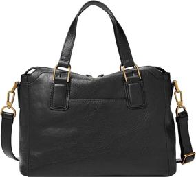 img 3 attached to Fossil ZB1501200 Satchel Brown Women's Handbags & Wallets ~ Satchels