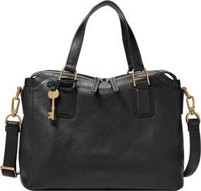 img 4 attached to Fossil ZB1501200 Satchel Brown Women's Handbags & Wallets ~ Satchels