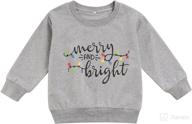 christmas clothes crewneck sweatshirt pullover apparel & accessories baby boys ... clothing logo