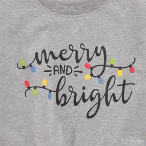 img 2 attached to Christmas Clothes Crewneck Sweatshirt Pullover Apparel & Accessories Baby Boys ... Clothing