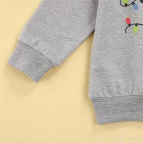img 1 attached to Christmas Clothes Crewneck Sweatshirt Pullover Apparel & Accessories Baby Boys ... Clothing