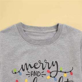 img 3 attached to Christmas Clothes Crewneck Sweatshirt Pullover Apparel & Accessories Baby Boys ... Clothing