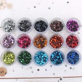 img 3 attached to Blue Zircon Hot Fix Metallic Rhinestones And Rhinestuds - 2.8Mm 10SS Size - Package Of 1440, 10 Gross