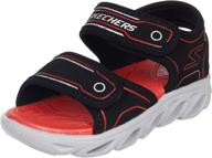 skechers hypno splash sandal orange toddler boys' shoes : sandals логотип