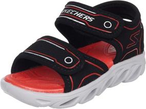 img 4 attached to Skechers Hypno Splash Sandal Orange Toddler Boys' Shoes : Sandals