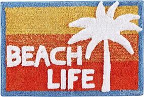 img 3 attached to 🏖️ Experience Tropical Bliss with SKL Home by Saturday Knight Ltd. Paradise Beach Rug – Vibrant Multicolored Design