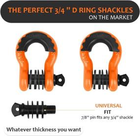 img 2 attached to AUTOBOTS D-Ring Shackles 3/4&#34