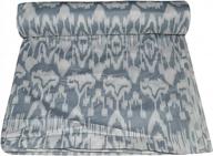 authentic indian handmade cotton fabric for sewing and dressmaking – printed material in 2.5 yard lengths logo