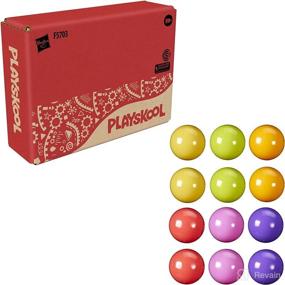 img 1 attached to 🎾 Playskool Replacement Balls for Ball Popper Toys: Set of 12 Balls for Chase 'n Go, Elefun, and Busy Ball Popper - 9 Months and Up (Amazon Exclusive)