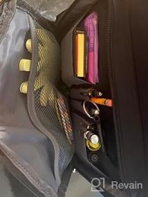 img 6 attached to LOVEVOOK Рюкзак для ноутбука для женщин и девочек, 15,6-дюймовый противоугонный компьютерный рюкзак с USB-портом для зарядки, водостойкая школьная сумка для школьных книг Медсестра Симпатичная сумка с замком, черный