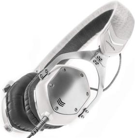 img 4 attached to 🎧 V-MODA XS On-Ear Noise-Isolating Metal Headphone: Folding Design, White Silver