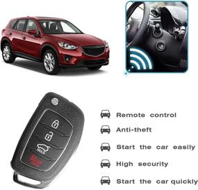 img 3 attached to 🔑 VOFONO Keyless Entry Flip Key Fob for Hyundai Sonata 2014-2017 (FCC ID: TQ8-RKE-4F16, P/N: 95430-C1010)