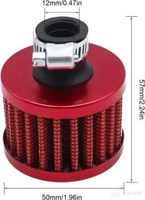 img 3 attached to Weideer Red Universal Crankcase Motorcycle
