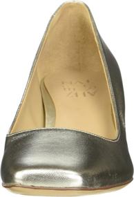 img 3 attached to Naturalizer Womens Karina Black Leather Women's Shoes via Pumps