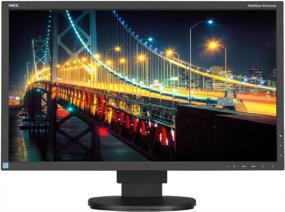 img 2 attached to 💻 NEC EA244UHD-BK 24 Inch LED Lit 3840x2160P Monitor, Wide Screen, HD, LED