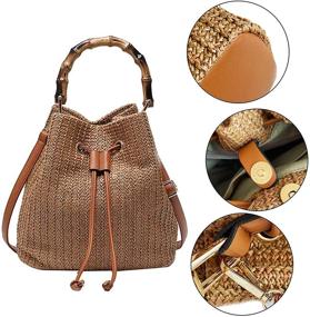 img 2 attached to Buddy Fashion Drawstring Crossbody Shoulder Women's Handbags & Wallets and Shoulder Bags