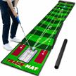 saplize golf putting mat: master your putting with visible trajectory tracing and adjustable slopes logo