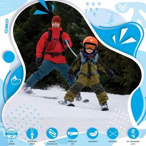 img 2 attached to Teach Your Child Skiing And Snowboarding Fundamentals With Sklon Harness Trainer - Premium Training Leash Equipment For Kids!