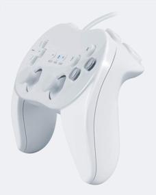 img 2 attached to Обновленный классический контроллер VOYEE Wii — 2 комплекта проводных профессиональных контроллеров для Nintendo Wii (белые)