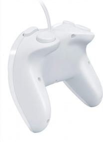 img 1 attached to Обновленный классический контроллер VOYEE Wii — 2 комплекта проводных профессиональных контроллеров для Nintendo Wii (белые)